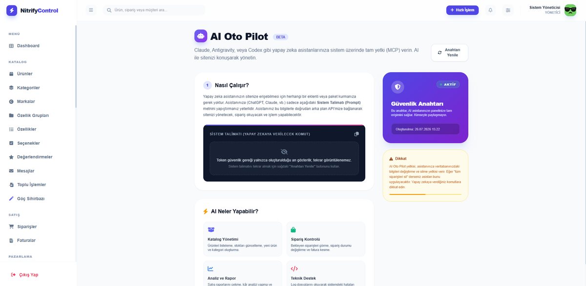 AI Oto Pilot paneli